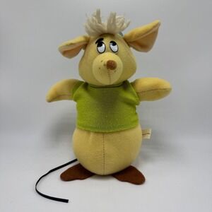 Vintage Walt Disney Co Cinderella Gus Plush Mouse 8" Stuffed Animal